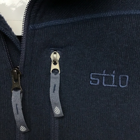 STIO men’s long sleeve full zip fleece jacket medium - Picture 4 of 10